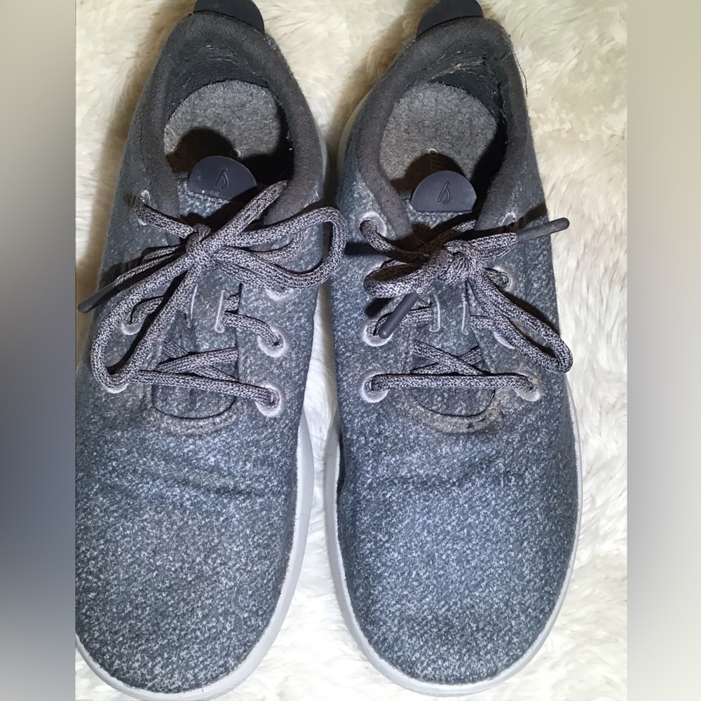 Allbirds Men’s gray wool runners sneakers size 10